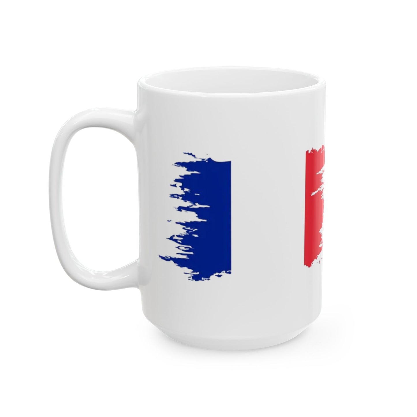 France Flag Ceramic Mug – 11oz & 15oz Coffee Cup | French Pride Mug