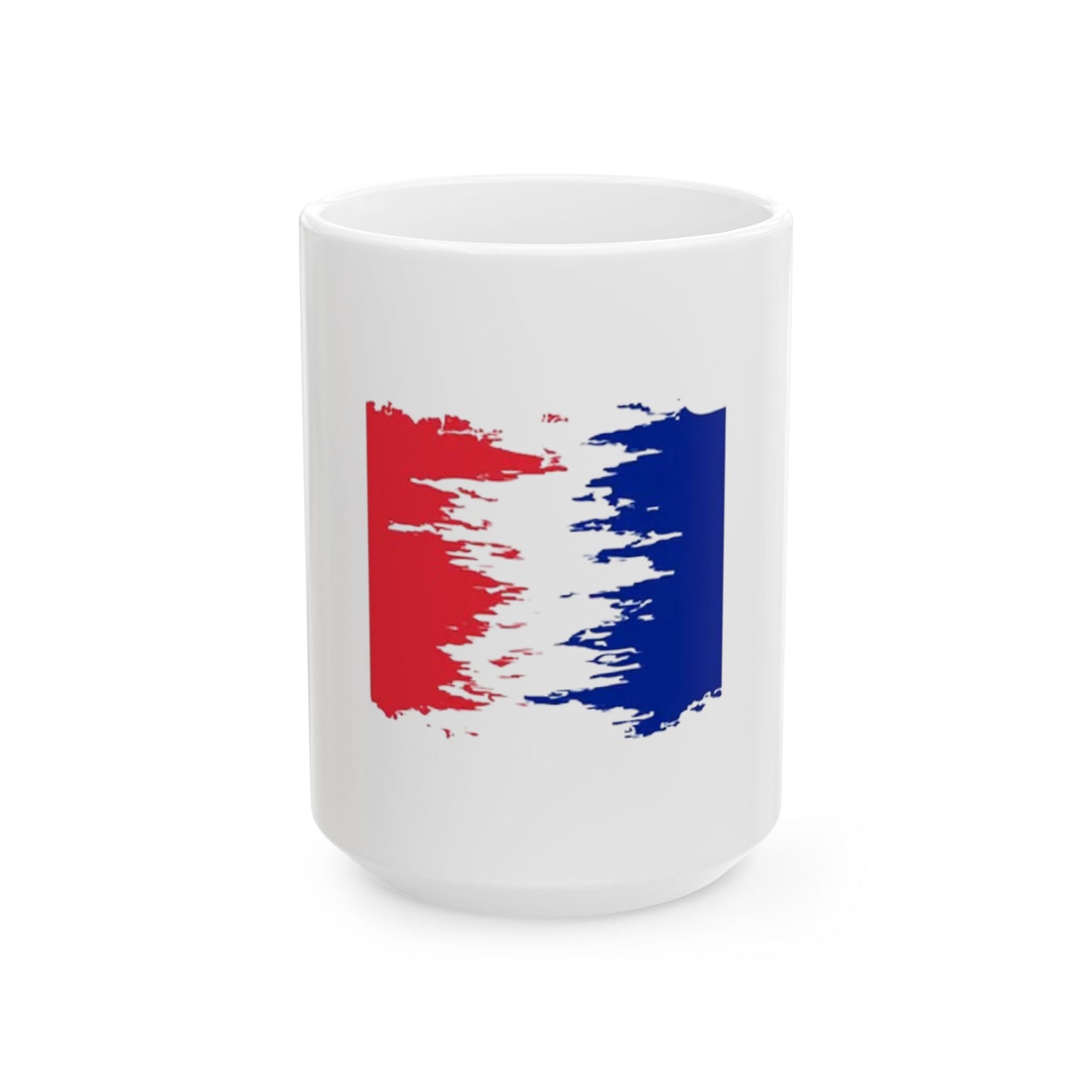 France Flag Ceramic Mug – 11oz & 15oz Coffee Cup | French Pride Mug