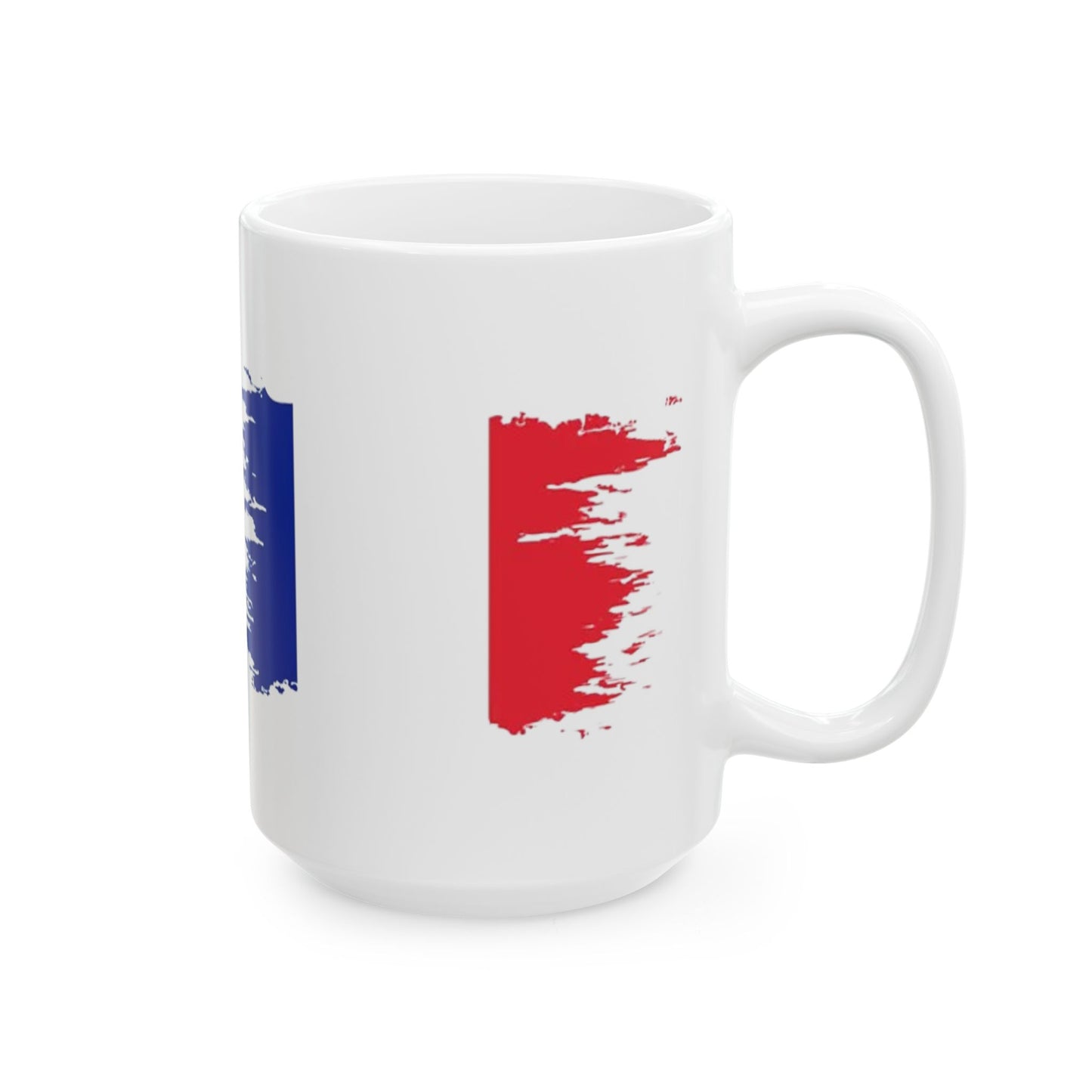 France Flag Ceramic Mug – 11oz & 15oz Coffee Cup | French Pride Mug
