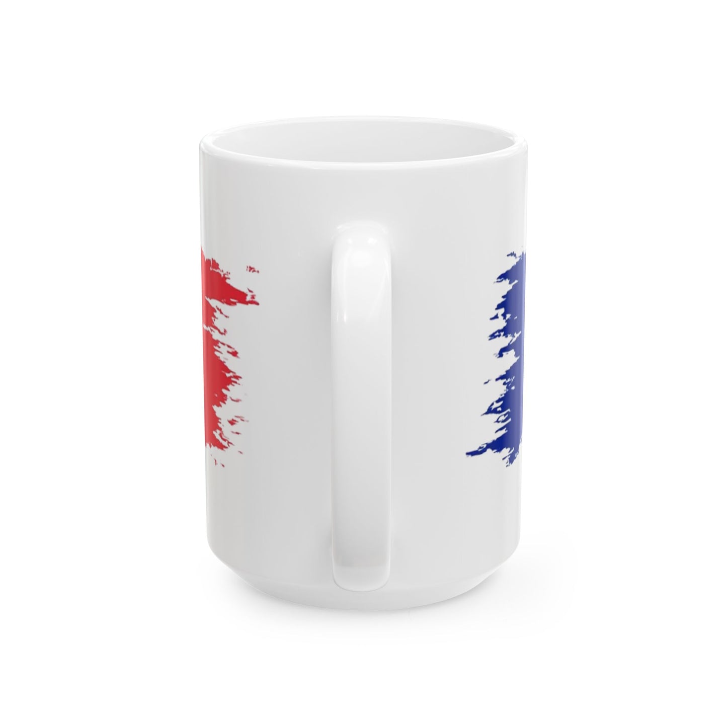 France Flag Ceramic Mug – 11oz & 15oz Coffee Cup | French Pride Mug
