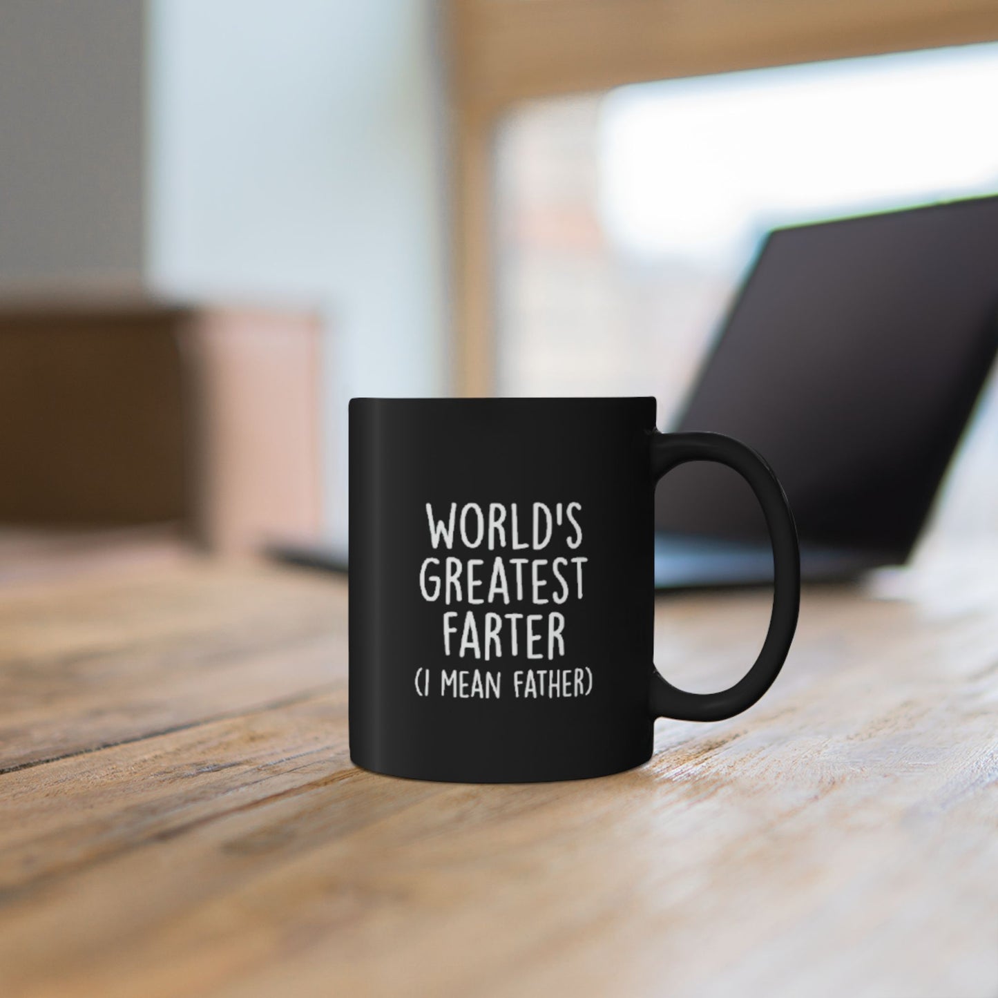 Black Mug - "Worlds Greatest Farter" (11oz, 15oz)
