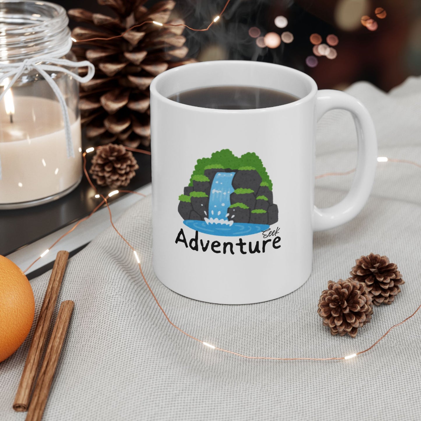 Seek Adventure  Mug, (11oz, 15oz)