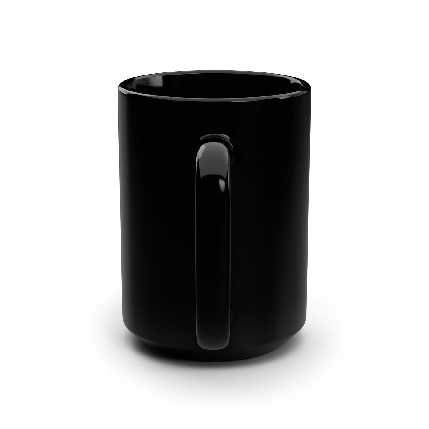 Win the Morning Black Coffee Mug — 15oz Motivational Ceramic Cup