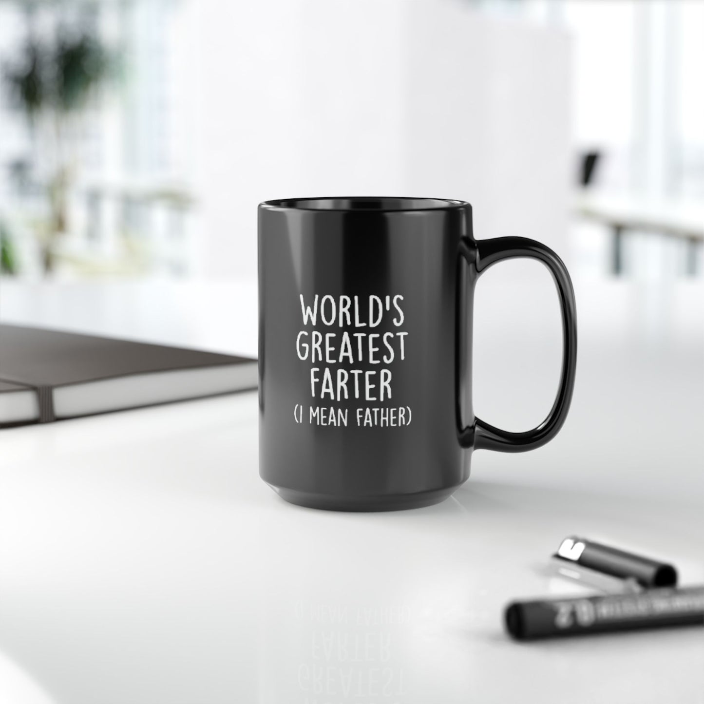Black Mug - "Worlds Greatest Farter" (11oz, 15oz)